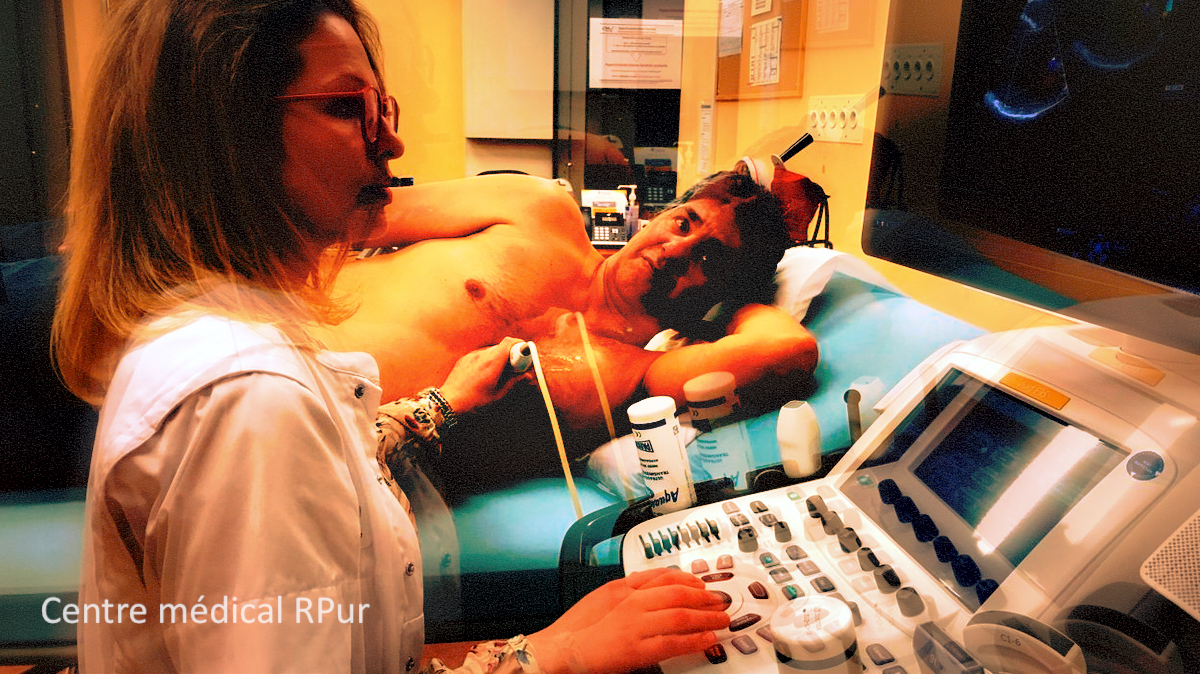 Image médicale du site d’origine : examen par échographie