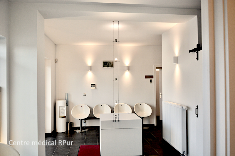 Accueil et espace d’attente du Centre médical RPur